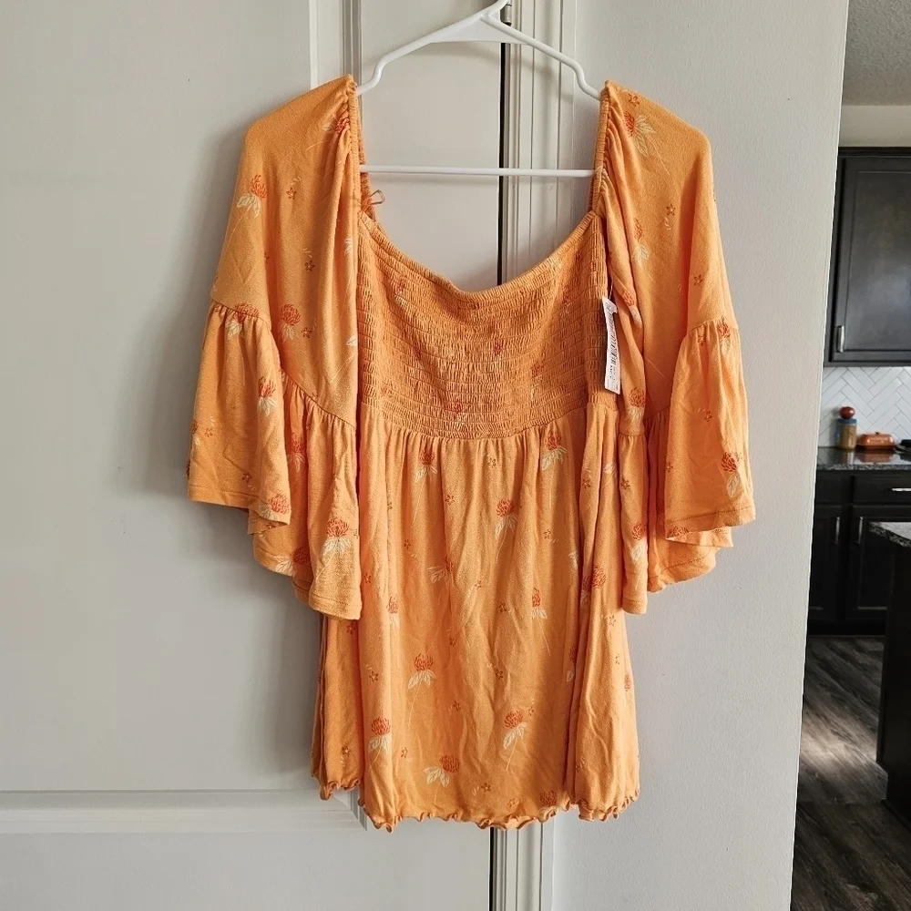 Free People Lana Off Shoulder Tunic Size XS